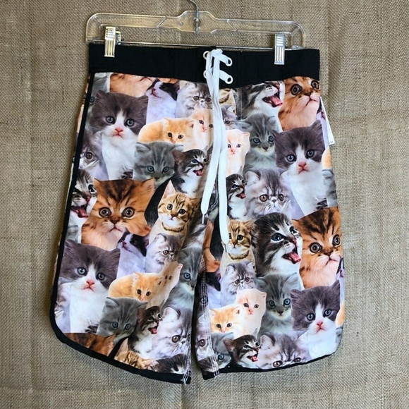 Bioworld Other - Bioworld Animal Print Drawstring Small Cats Surf